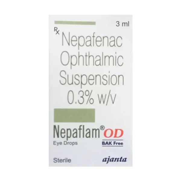 Nepaflam OD Eye Drop BAK Free